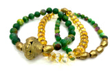 Kyanite & Ethiopian brass