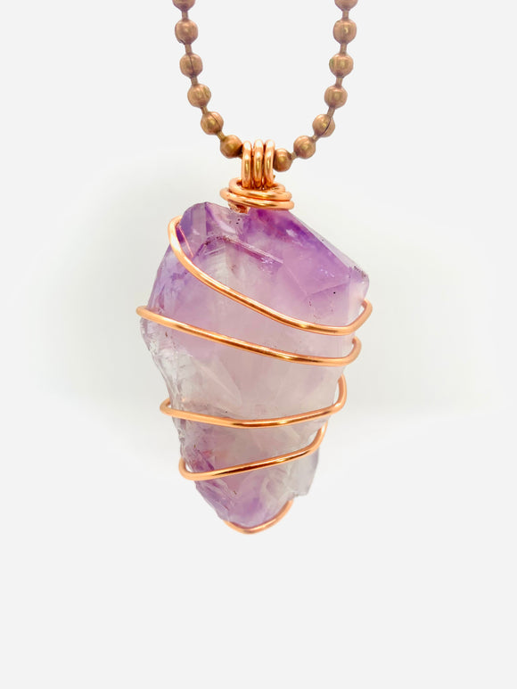 Wrapped amethyst